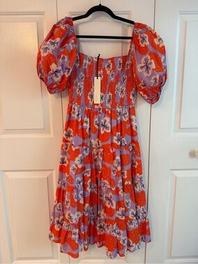 Pinch Lalisa Dress Floral Puff-Sleeve Dress